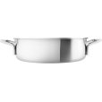 Multi Sautierpfanne 24 cm, Geb&uuml;rsteter Stahl