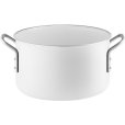Line Topf mit rutschfester Keramikbeschichtung 20 cm/3,8 L, Wei&szlig;er recycelter Stahl