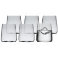 Lyngby Glas Kristall Zero Wasserglas 6er Set 42 cl, Klar