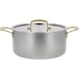 Kochtopf mit Glasdeckel 24 cm/5 L, Edelstahl