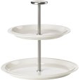 Etagere H21 cm, Cremefarben