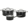 Topfset aus Aluminium/Keramikbeschichtung 6teilig