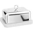 Butterdose 14,7 cm, Wei&szlig;