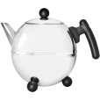 Bella Ronde Teekanne 1,5 L, Chrome/Schwarz