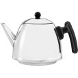 Classic Teekanne 1,2 L, Chrom/Schwarz