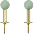 Kleiderhaken 2er Set &Oslash;2 cm