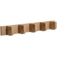 Wandgarderobe mit 5 Wandhaken 60 cm
