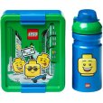 Brotdose-Set 1 L/390 ml, Gr&uuml;n/Blau