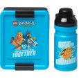 Brotdose Ninjago 1 L/390 m, Blau/Schwarz