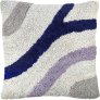 Beige/Lila/Blau