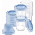 Muttermilch-Aufbewahrungsbecher 10er Set 180ml, Hellblau
