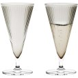 Nouveau Champagnerglas 2er Set 20 cl, Smoke