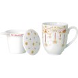 Teetassen Set 3-teilig 40 cl, Wei&szlig;
