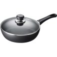Inductionsauter Pfanne mit Deckel 2 L/24 cm
