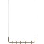 Leuchter 102 cm, Antikes Messing