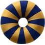 Dunkelblau/Ocker
