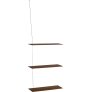 XL 60 cm, Ger&auml;ucherte Eiche/Stahl