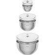 Vakuumsch&uuml;ssel-Set m. Deckel 3er Set