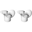 Botanica Teelichthalter 2er Set, H7 cm, Edelstahl