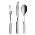 Besteck Set 12-teilig, Stahl matt