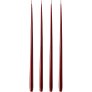 & erik Stabkerzen 4er Set &Oslash;2,6/H42 cm, Deep Wine