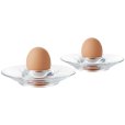 Eierbecher 2er Set, H3 cm, Klar
