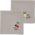 Stoffservietten 2er Set 40x40 cm
