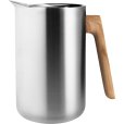 Thermoskanne 1.0 L, Stahl/Eiche
