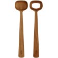 Salatbesteck 27 cm, Eiche
