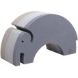 Elefant L/55 cm, Cloudy Blue