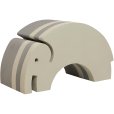 Elefant L/24 cm, Grau
