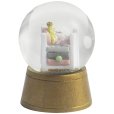 Schneekugel Die Prinzessin auf der Erbse H6 cm, Gold