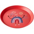 Teller 20,5 cm, Organic Coral Red
