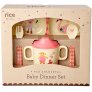 Essgeschirr 4-teilig, Music Band/Pink