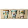Becher 6er Set 16 cl, Musikband/Blau