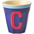 KIDS Alphabetbecher Vintage 25 cl, C/Royal Blue