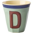 KIDS Alphabetbecher Vintage 25 cl, D/Khaki