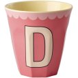 KIDS Alphabetbecher Vintage 25 cl, D/Lachs