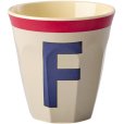 KIDS Alphabetbecher Vintage 25 cl, F/Grau