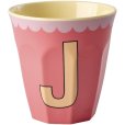KIDS Alphabetbecher Vintage 25 cl, J/Salmon