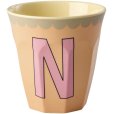 KIDS Alphabetbecher Vintage 25 cl, N/Peach