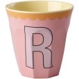 KIDS Alphabetbecher Vintage 25 cl, R/Pink