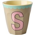 KIDS Alphabetbecher Vintage 25 cl, S/Beige