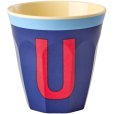 KIDS Alphabetbecher Vintage 25 cl, U/Royal Blue