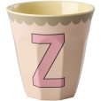 KIDS Alphabetbecher Vintage 25 cl, Z/Pink